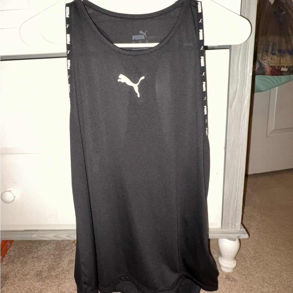 Puma Charcoal Black Athletic Tank